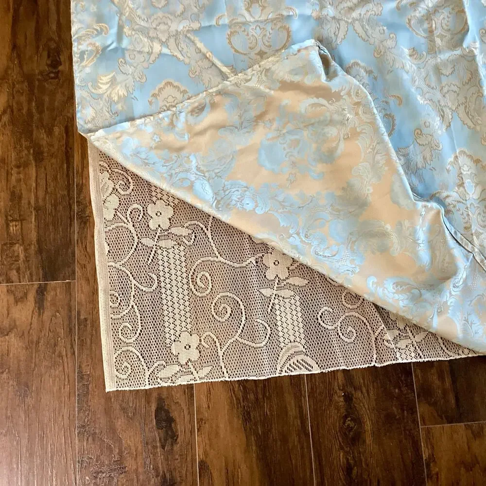 Vintage 70s Drape Curtains w/ Tiebacks
